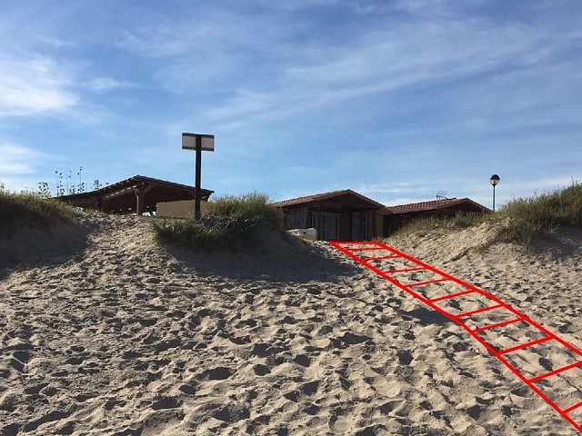 Redirigir las entradas a la playa evitando la fragmentación dunar por el pisoteo de bañistas